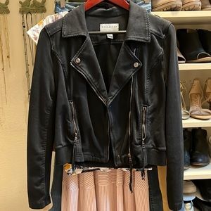 Anthropologie Marrakech Black Moto Jacket Médium